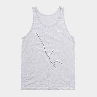 Zodiac Constellations - Aquarius Tank Top